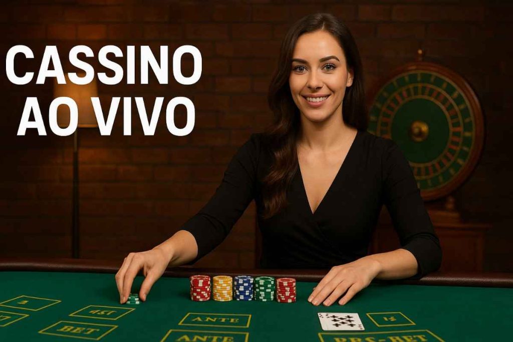 Dealer profissional no 7YWIN cassino ao vivo